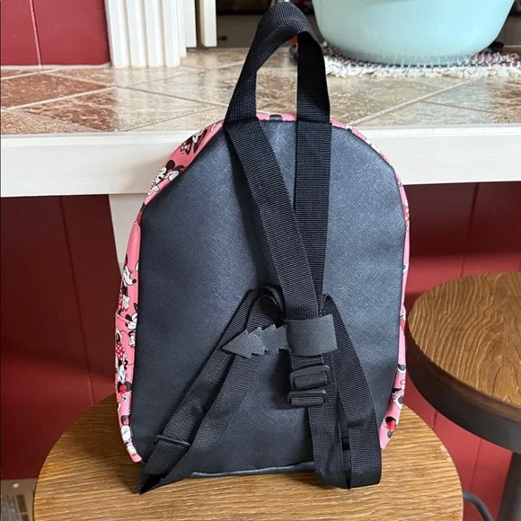 Bioworld Minnie Mouse Pink and Black Kids Backpack - Picture 10 of 16